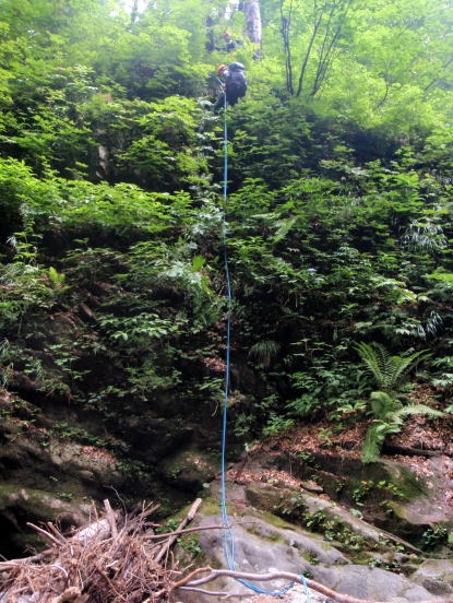 2012.8.11-14 和賀・生保内川(沢登り)