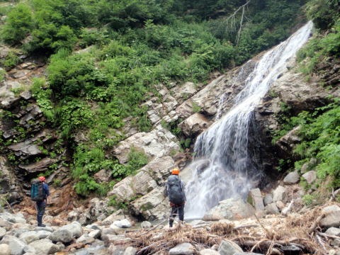 2012.8.11-14 和賀・生保内川(沢登り)