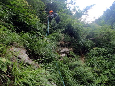 2012.8.11-14 和賀・生保内川(沢登り)