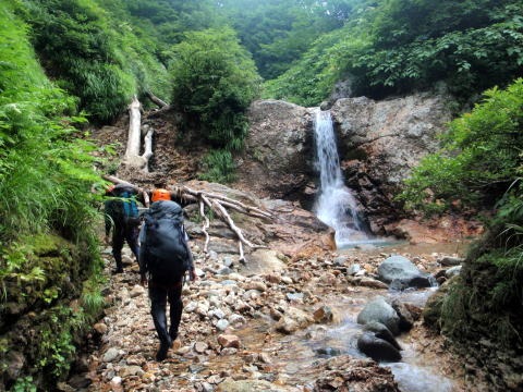 2012.8.11-14 和賀・生保内川(沢登り)