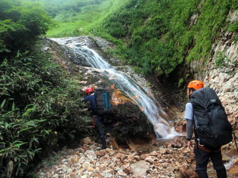 2012.8.11-14 和賀・生保内川(沢登り)