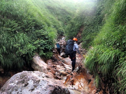 2012.8.11-14 和賀・生保内川(沢登り)