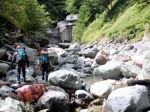 2012.9.15-17 南ア・赤石沢(沢登り)