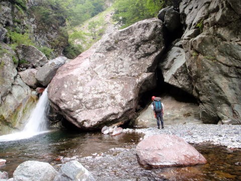 2012.9.15-17 南ア・赤石沢(沢登り)