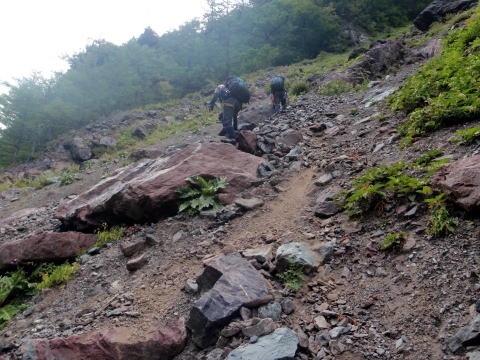 2012.9.15-17 南ア・赤石沢(沢登り)