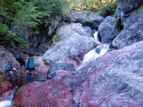 2012.9.15-17 南ア・赤石沢(沢登り)