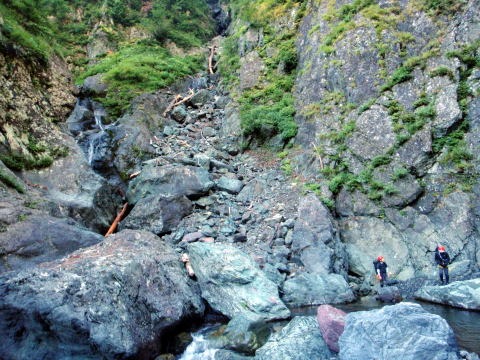 2012.9.15-17 南ア・赤石沢(沢登り)
