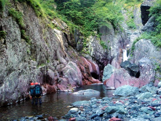 2012.9.15-17 南ア・赤石沢(沢登り)