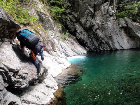2012.9.15-17 南ア・赤石沢(沢登り)