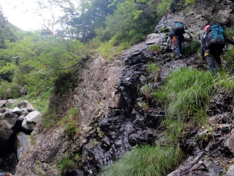 2012.9.15-17 南ア・赤石沢(沢登り)