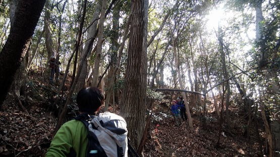 2019.2.17　盆前山（尾根歩き）