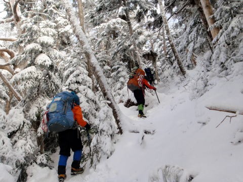 2012.12.23-24　天狗岳西尾根（雪山）