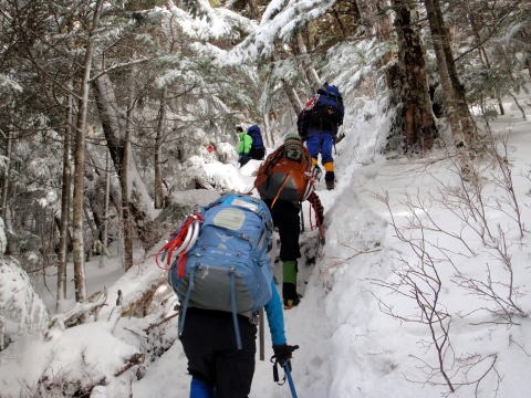 2012.12.23-24　天狗岳西尾根（雪山）