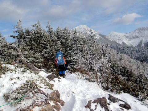 2012.12.23-24　天狗岳西尾根（雪山）