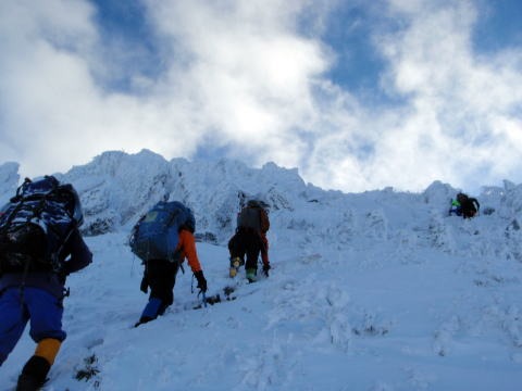 2012.12.23-24　天狗岳西尾根（雪山）