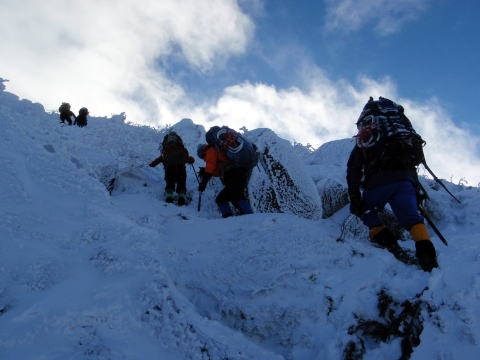 2012.12.23-24　天狗岳西尾根（雪山）