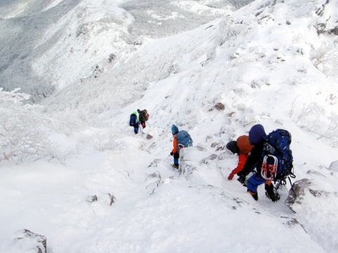 2012.12.23-24　天狗岳西尾根（雪山）