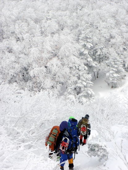 2012.12.23-24　天狗岳西尾根（雪山）