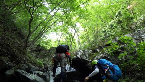 2019.5.26　源次郎沢（沢登り）