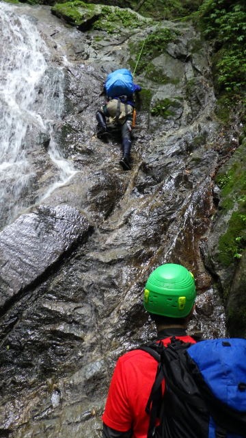 2019.6.22 マスキ嵐沢(沢登り)
