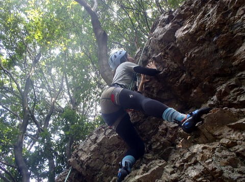 2019.8.3　天覧山（岩トレ）
