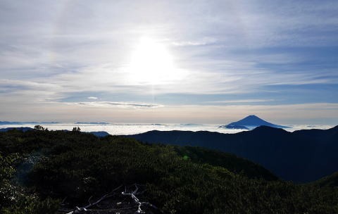 2019.8.6-9 赤石岳(尾根歩き)