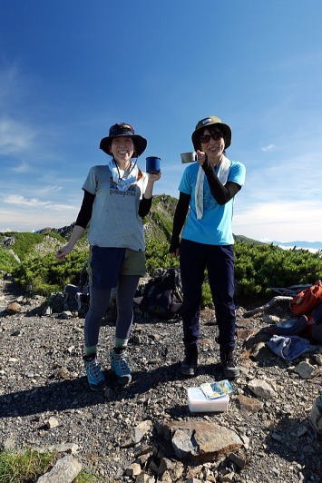 2019.8.6-9 赤石岳(尾根歩き)