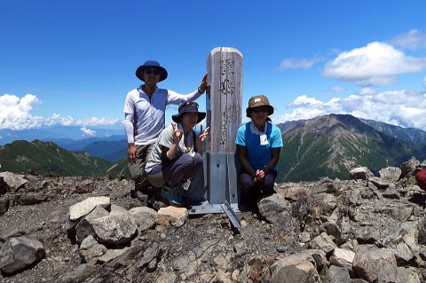 2019.8.6-9 赤石岳(尾根歩き)