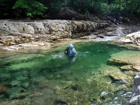 2019.8.11-14 大深沢(沢登り)