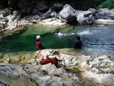 2019.8.11-14 大深沢(沢登り)