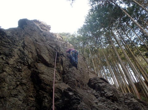 2019.2.24　日和田山（岩トレ）
