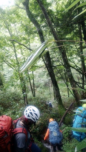 2019.8.31-9.1中ノ岐沢（沢登り）