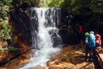 2019.8.31-9.1中ノ岐沢（沢登り）