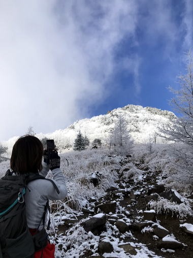 2019.11.29　乾徳山（雪山）