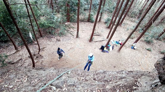 2019.2.11　天覧山（岩トレ）