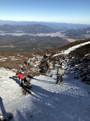 2019.12.8　富士山 雪トレ（雪山）