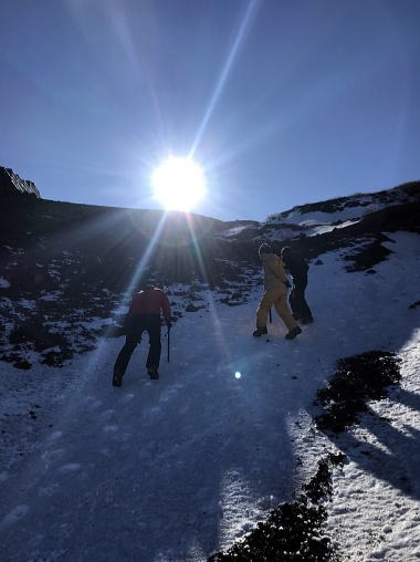 2019.12.8　富士山 雪トレ（雪山）
