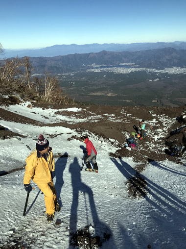 2019.12.8　富士山 雪トレ（雪山）