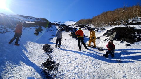 2019.12.8　富士山 雪トレ（雪山）