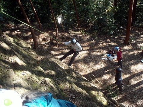 2019.12.15　天覧山（岩トレ）
