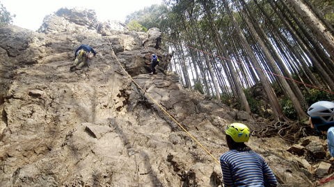 2019.3.16　日和田山（岩トレ）
