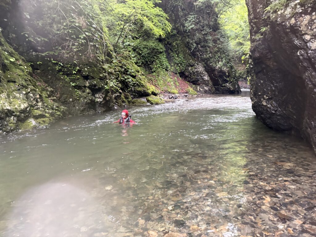 2026.7.5　丹波川本流・渡渉訓練（沢登り）